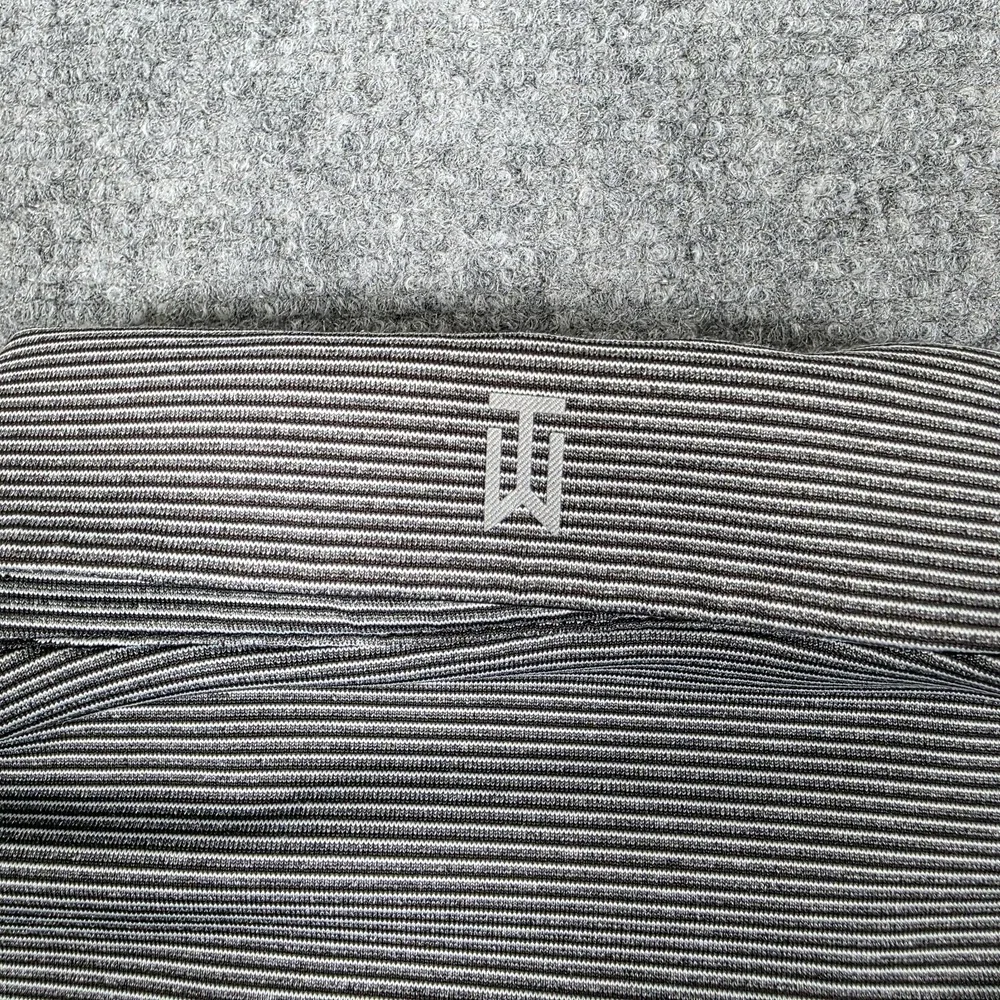 Nike Tiger Woods Collection TW Control Stripe Polo Mens M Gray 648719-010 Golf